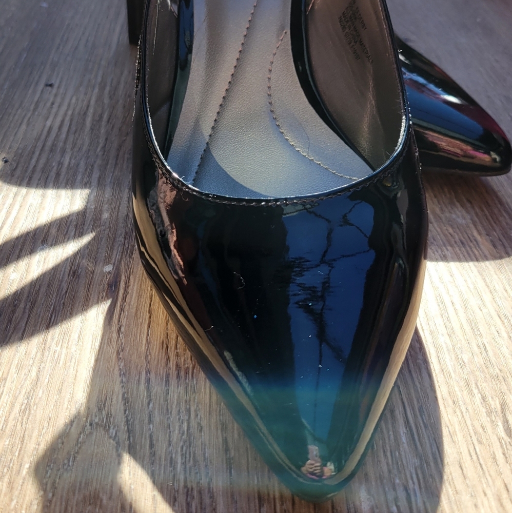 9w Patent Leather Look Heels